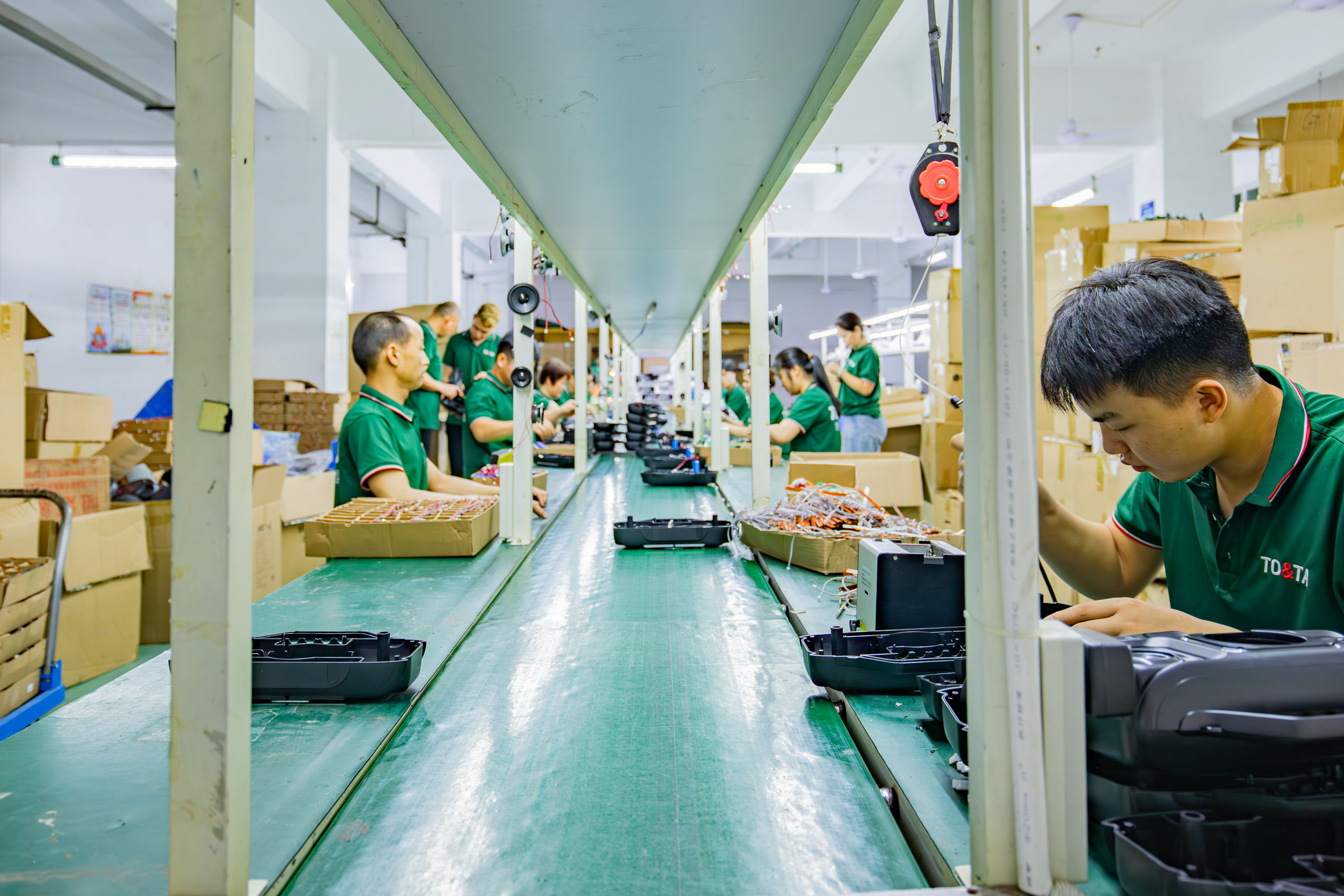 <span>Production assembly line</span>